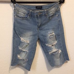 Just USA distressed Bermuda shorts